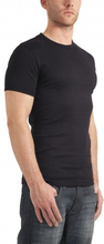Garage Basic T-Shirt Round Neck Black Semi Bodyfit (art 0301)