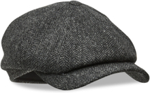 Newsboy Classic Cap Accessories Headwear Flat Caps Grå Wigéns*Betinget Tilbud