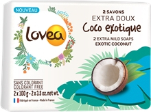 Lovea Exotic Coconut Extra Mild Soap Set 1 set