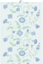 Ekelund - Blom håndkle 35x50 cm blå
