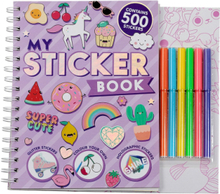Activity Sticker Book Toys Creativity Drawing & Crafts Drawing Stati Ry Multi/patterned Joker
