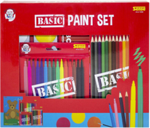 Basic Art Set Toys Creativity Drawing & Crafts Drawing Stati Ry Multi/patterned Sense