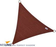 Nesling Coolfit schaduwdoek driehoek Terracotta 3.6 x 3.6 x 3.6 meter