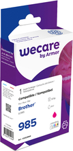 weCare Cartridge Brother LC985 Rood