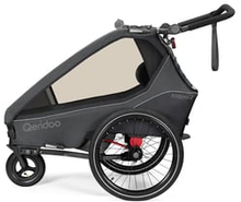 Qeridoo ® Kidgoo2 cykelanhænger til børn Steel Grå