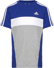 J 3S Tib T Sport T-Kortærmet Skjorte Blue Adidas Sportswear
