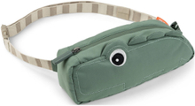 Quilted Cross-Over Kids Bag Croco Green Accessories Bags Bumbag Grønn D By Deer*Betinget Tilbud