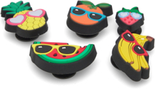 Cute Fruit With Sunnies 5 Pack Sko Accessories Multi/patterned Crocs