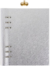 Filofax clipbook a5 clipbook - saffiano metallic silver (l.e.)