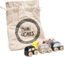 Avin Toy Car, Grey, Mdf Set Of 6 Toys Toy Cars & Vehicles Toy Cars Multi/mønstret Bloomingville*Betinget Tilbud
