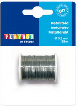 Playbox Metalltrd/Metallwire Silver 0,3mm 25m