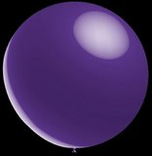 10 stuks - Decoratie ballon paars metallic ballon 28 cm hoge kwaliteit