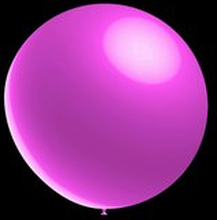Decoratie ballon metallic roze 28 cm professionele kwaliteit