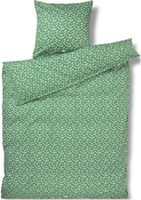 Pleasantly Sengetøj 140X220 Cm Grøn Home Textiles Bedtextiles Duvet Covers Green Juna