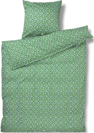 Pleasantly Sengetøj 140X200 Cm Grøn Home Textiles Bedtextiles Duvet Covers Green Juna