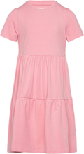 Dress Jersey Dresses & Skirts Dresses Casual Dresses Short-sleeved Casual Dresses Pink Creamie