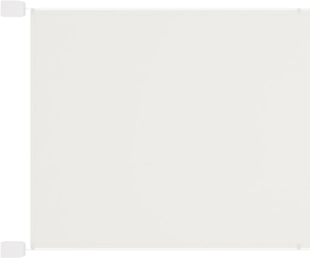 vidaXL Paravento Verticale Bianco 180x270 cm Tessuto Oxford
