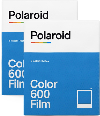 Polaroid Color Film For 600 White Frame 2-Pack, Polaroid