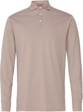Fiere Due Ls Polo M Polos Long-sleeved Beige SNOOT*Betinget Tilbud