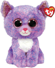 Ty Cassidy - Lavender Cat 23 Cm Toys Soft Toys Stuffed Animals Purple TY