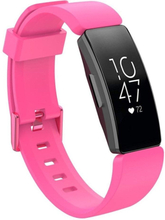 Fitbit Inspire / Inspire HR klockband av silikon - Storlek L / Rosa
