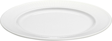 Pillivuyt - Plissé tallerken flat 20 cm hvit
