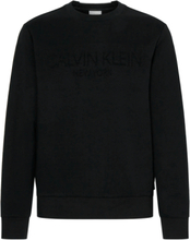 Calvin Klein Embossed Sweatshirt Black