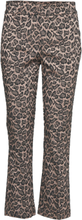 Clara 604 Crop Bottoms Trousers Straight Leg Multi/patterned FIVEUNITS