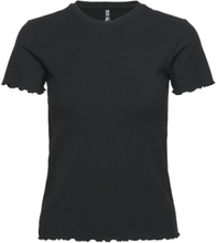 "Pcnicca Ss O-Neck Top Noos Tops T-shirts & Tops Short-sleeved Black Pieces"