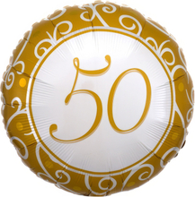 Folieballong 50 Guldbröllop
