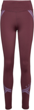 Onpehy Hw Train Tights Sport Running-training Tights Burgundy Only Play
