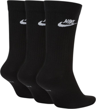 Nike Sportswear Everyday Essential Crew Socks (3 Pairs) - Black