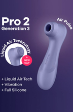 Satisfyer Pro 2 Generation 3 With Liquid Air Purple Air pressure vibrator