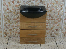 Teakhouten Bad- of Toiletmeubel Baluran Cabinet 45 cm.