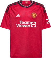 Manchester United 23/24 Home Jersey Kids T-shirts Football Shirts Rød Adidas Performance*Betinget Tilbud