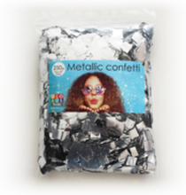 Confetti vierkant 10x10mm - zilver
