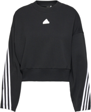 Future Icons 3-Stripes Sweatshirt Sweat-shirt Genser Svart Adidas Sportswear*Betinget Tilbud