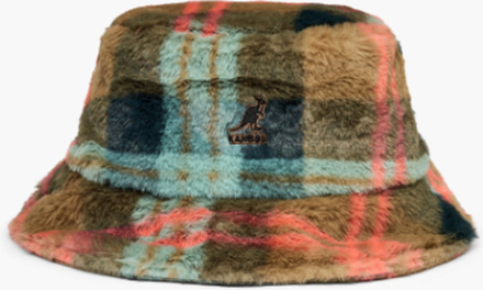Kangol - Faux Fur Bucket Headwear - Grå - M