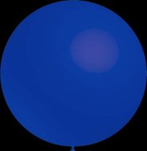 Mega grote donker blauwe ballonnen 90 cm