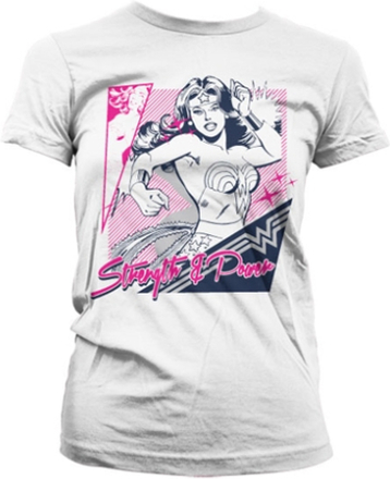 Wonder Woman Strength & Power Girly Tee, T-Shirt