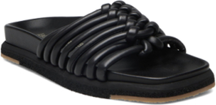Sandals Shoes Summer Shoes Flat Sandals Svart Laura Bellariva*Betinget Tilbud