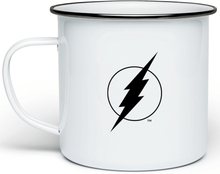 The Flash Logo Enamel Mug - White
