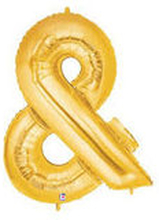 ballon - 41 cm - goud - teken - &