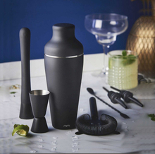Black Cocktail Shaker Set