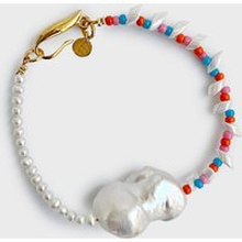 Blue Billie - Armband - Coral - Mixed Baroque Pearl Bracelet - Smycken - Bracelet
