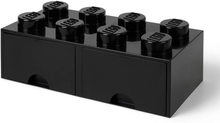LEGO Brick 8 opberglade - zwart