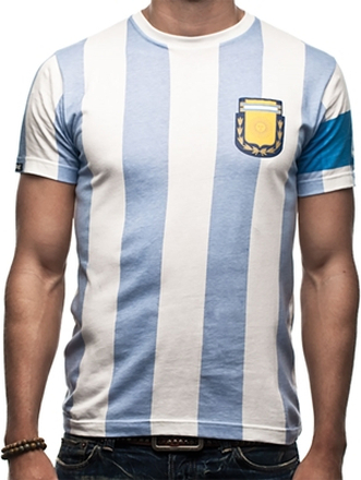 COPA Football - Argentinie Capitano T-shirt - Wit/Blauw