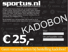 Sportus.nl - Sportus Kadobon 25 EURO