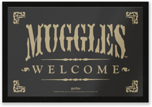 Harry Potter Muggles Welcome Entrance Mat