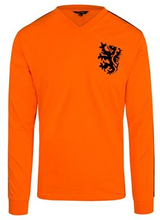 Cruyff - Holland Retro Voetbalshirt WK 1974 + Nummer 14 (Lange Mouwen)
